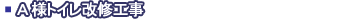 A様トイレ改修工事